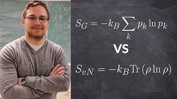 How does entropy change in quantum mechanics?
