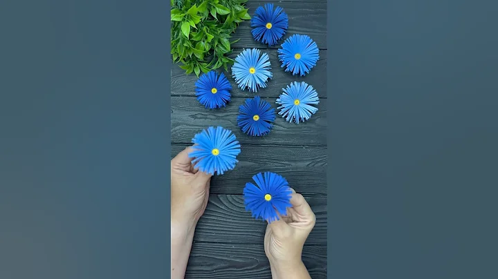 How to make Easy Paper Flowers #shorts
