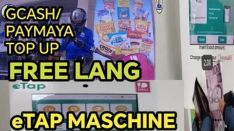 ETAP MASCHINE SA DALI GROCERY LIBRE LANG SA TOP UP NG PERA!!#eTAPmachine