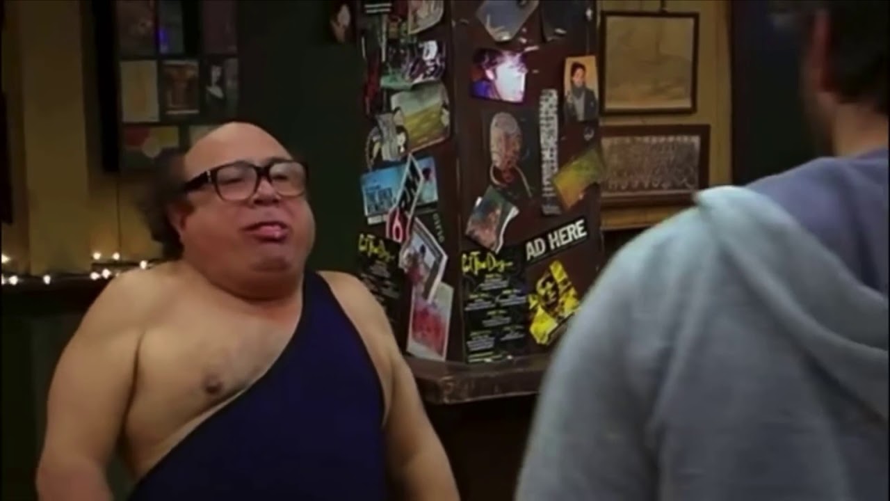 Danny DeVito takes a break.