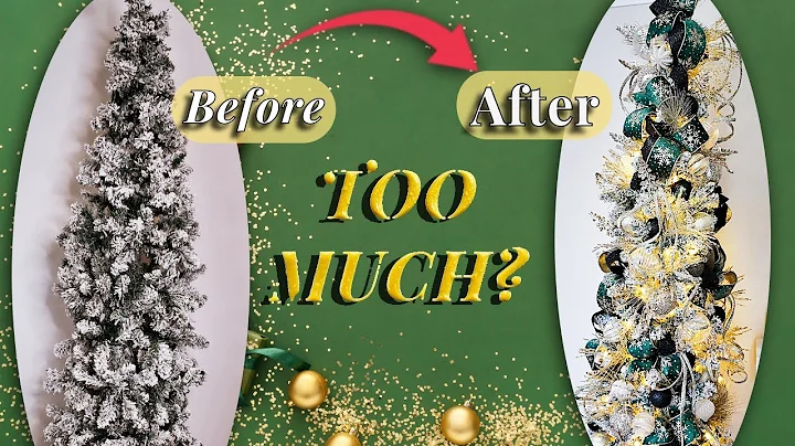 Christmas in July - Elegant Christmas Tree Transformation