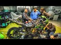 His Kawasaki ZX10R Fall Down ?? Ohh SHIT