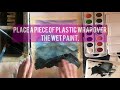 How to paint a mountain landscape with watercolor