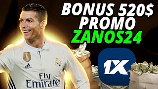 Promo Code 1Xbet . Working Promo - Zanos24 - Use For Registration. Big Bonus X2 From Deposit