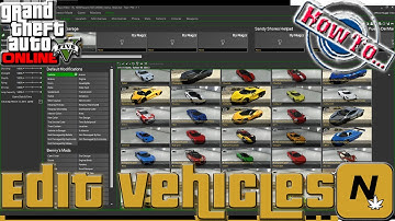 Grand Theft Auto V Online: How To Edit Vehicles With Save Editor
