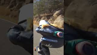 Skateboarder Shredding Mountains at Insane Speeds | Raw Run Series