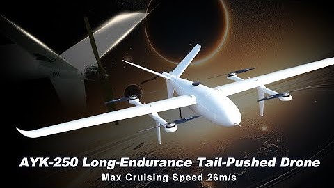 Foxtech AYK-250 VTOL: High-Speed Drone for Long-Distance Inspections with 1.2kg Payload