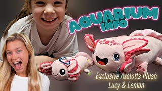 Aquariuminfo Presents: Lucy And Lemon Limited Edition Axolotl Plush - Get Yours Now!