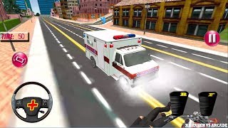 Big Ambulance Doctor Rescue 3D | 911 Fast Ambulance Rescue Duty Simulator - Android GamePlay FHD screenshot 3