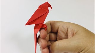 Wie man einen Origami-Papagei basteln. Wie man mit Leichtigkeit einen Papagei aus Papier basteln