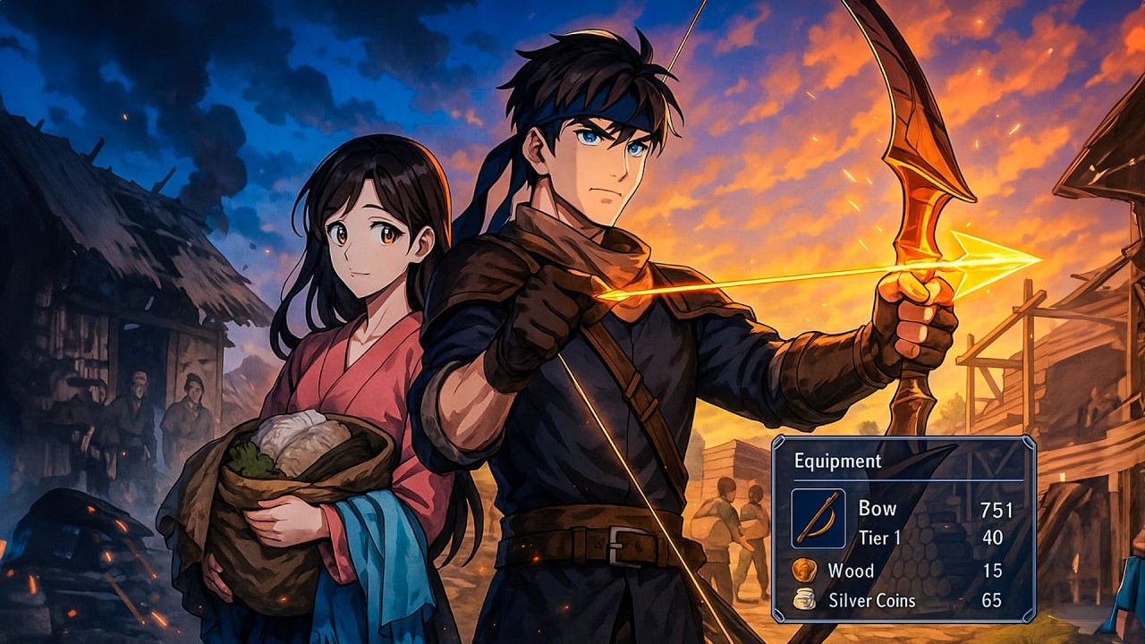 Reborn in Famine-Torn Dynasty, I’ll Hunt, Trade, and Forge Bows to Build Empire With My Wife