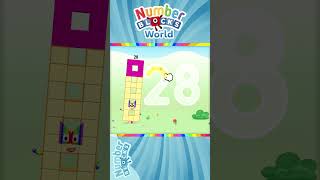 Numberblocks World - Meet Numberblock Twenty Eight and Learn How to Trace the Number 28 | BlueZoo