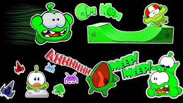 Om Nom Nibble Nom Compilation 10 Sound Variations | MODIFY EVERYTHING