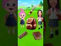 لولو وشفا وحقيبة الشكولاتة العجيبة لولو شفا Animation Funny Shorts 