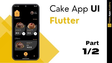Cake Shop UI | Flutter UI Development Series | Part 01