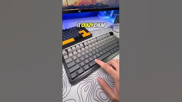 WHY does this keyboard SOUND GOOD?! 🤯 #mechanicalkeyboards #mechanicalkeyboard #customkeyboard
