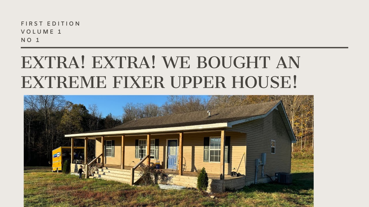 We bought a FIXER UPPER!! Before Home Walkthrough