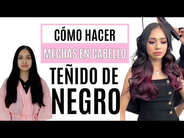 Cómo hacer mechas con papel aluminio en cabello negro de forma fácil y  efectiva