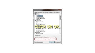 How to Change Number of Recent Items to Display in Jump Lists in Windows 7