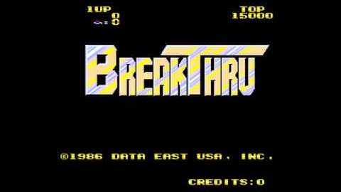 Break Thru Arcade Gameplay