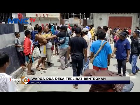 Warga Dia Desa di Maluku Terlibat Bertrokan, Massa Rusak Fasilitas Desa #LintasiNewsPagi 09/10