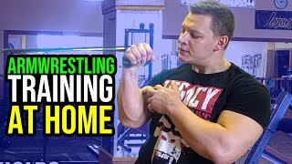 Arm Wrestling Training at Home (4 QUICK WORKOUTS)