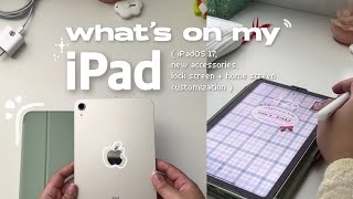 what's on my ipad mini 6 - unboxing accessories, aesthetic  customization & widgets, useful apps ♥︎