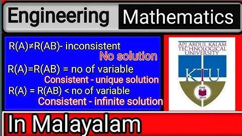 System of linear equations in malayalam