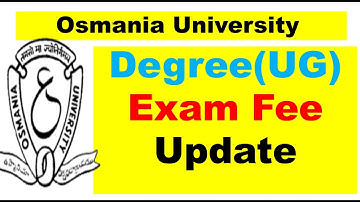 OU Degree Exam Fee Update🔥|| 2/6/2022 ||#OUupdates #pinpharma