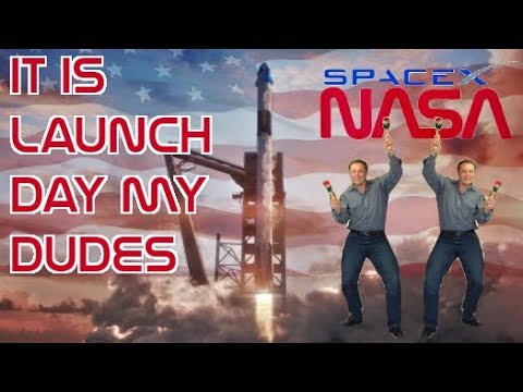 Coverage of NASA & SpaceX's Launch with Reds Rhetoric & Astronomy Live  Providing Tracking Cameras