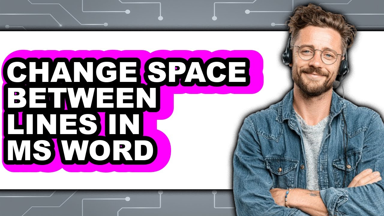 How to Change Space Between Lines in Ms Word (updated) - YouTube