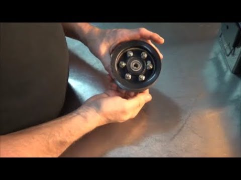 How to rebuild ZTR rider mower deck idler or tension pulley 106-2175