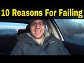 Top 10 Reasons For Failing The Driving Test