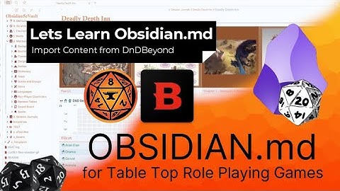 Obsidian - Import DnDBeyond Content