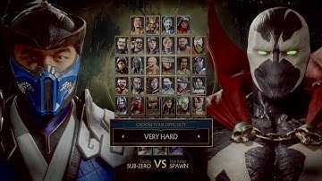 Mortal Kombat 11: Sub-Zero vs. Spawn (Very Hard)