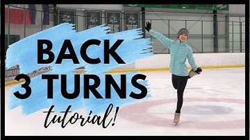 Back Inside 3 Turns Figure Skating
