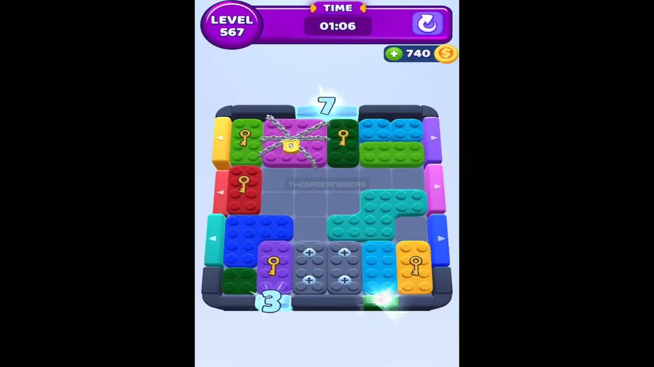 Color Block Jam Level 567 - YouTube