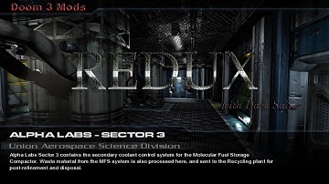 Doom 3 Mods. DOOM 3 Redux - Alpha Labs sector 3
