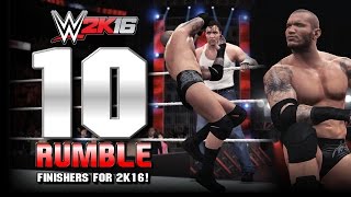 WWE 2K16 | Top 10 Royal Rumble Finishers