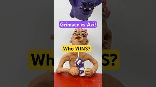 Grimace vs Azi! #claymation #horror #Azi #grimaceshake #mcdonalds #skibiditoilet #funny #animation