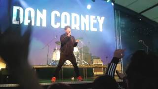 dan carney sings shut up dance flamingo land party in the park