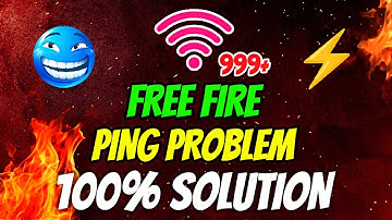 Free Fire Ping Problem Solution 100% Fixed | Reduce High Ping & Network Problem Free Fire ⚡"