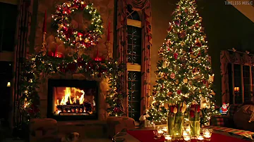 Top Christmas Songs Playlist 🎄 Classic Christmas Music with Fireplace 🎅🏼 Merry Christmas 2023