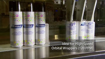 Shrink Wrapping Aerosol Can Multi-Packs with Clysar® Printed Film