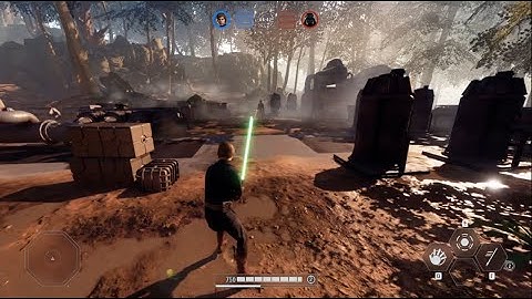 Star Wars Battlefront II Luke vs Vader Duel Series (No Commentary)