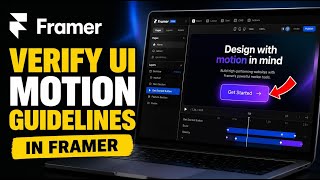 How to verify UI motion guidelines using Framer - Detailed Guide