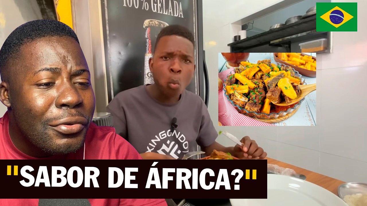 MOÇAMBICANO PROVOU O TÍPICO DE MINAS GERAIS E SÃO PAULO