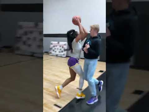 WNBA Player Gives My Trainer BUCKETS!