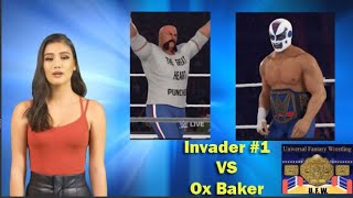 UFW - Invader 1 vs Ox Baker #WWC #iwapr - Que golpe al corazon es el mas Efectivo?