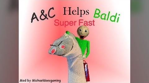 Arts And Crafter Helps Baldi Super Fast PC Mod (Mod By Nik Play TV)